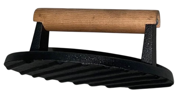 Smashjärn i gjutjärn med trähandtag - 18 cm